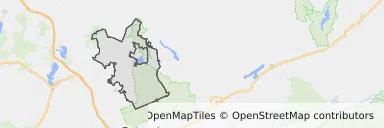 Mapa z zaznaczonym Barlinkiem