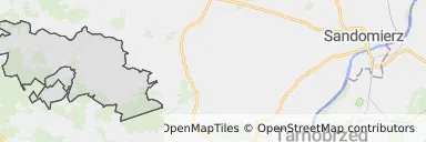 Mapa z zaznaczoną Bogorii