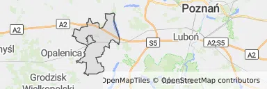 Mapa z zaznaczonym Bukiem