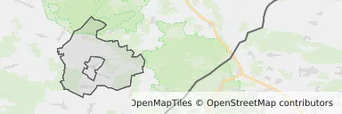 Mapa z zaznaczonym Cieszanowem