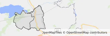 Mapa z zaznaczonymi Czechowicach-Dziedzicami