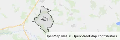 Mapa z zaznaczonym Czemiernikami