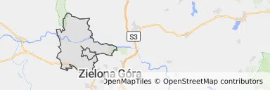 Mapa z zaznaczonym Czerwieńskiem