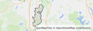 Mapa z zaznaczonym Gniewem