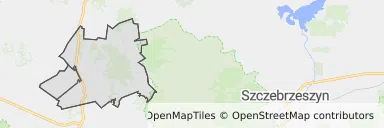 Mapa z zaznaczonym Goraju