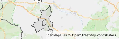 Mapa z zaznaczoną Iłowej