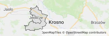 Mapa z zaznaczonym Jedliczem