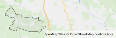 Mapa z zaznaczonym Kaletami