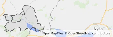 Mapa z zaznaczonym Kamieńcu Ząbkowickim