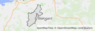 Mapa z zaznaczonym Karlinem