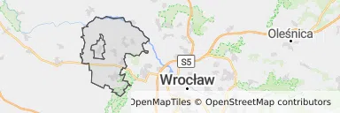 Mapa z zaznaczoną Miękini