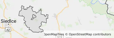 Mapa z zaznaczonym Mordami