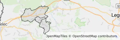 Mapa z zaznaczonym Nowogrodźcu