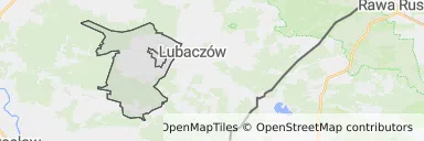 Mapa z zaznaczonymi Oleszycami