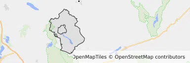 Mapa z zaznaczonymi Pełczycami