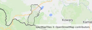 Mapa z zaznaczonymi Piechowicami