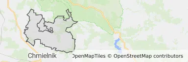 Mapa z zaznaczonym Pierzchnicy