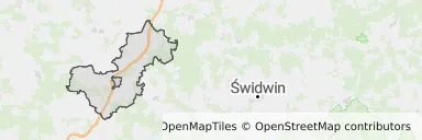 Mapa z zaznaczonym Płotami