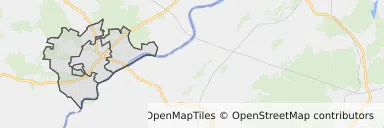 Mapa z zaznaczonym Połańcu