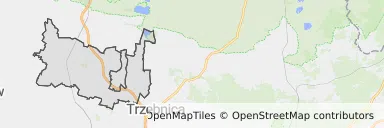 Mapa z zaznaczonymi Prusicami