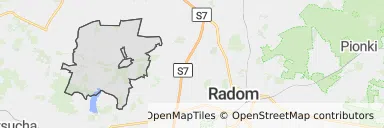 Mapa z zaznaczonym Przytykiem