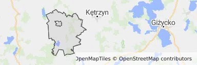 Mapa z zaznaczonym Reszlu