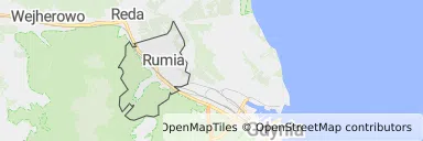 Mapa z zaznaczoną Rumi
