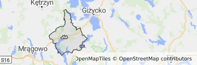 Mapa z zaznaczonym Rynem