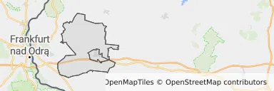 Mapa z zaznaczonym Rzepinem