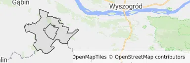 Mapa z zaznaczonym Sannikami