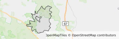 Mapa z zaznaczoną Skale