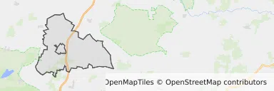 Mapa z zaznaczonym Śmiglu