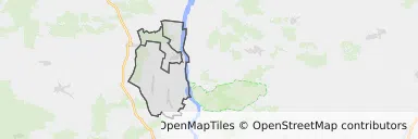 Mapa z zaznaczonym Solcu nad Wisłą