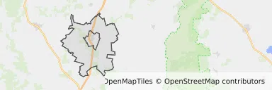 Mapa z zaznaczonym Stawiskami