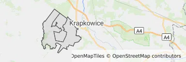 Mapa z zaznaczonym Strzeleczkami