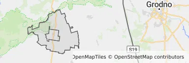 Mapa z zaznaczoną Suchowoli
