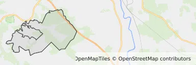 Mapa z zaznaczonymi Tułowicami