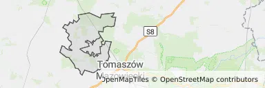 Mapa z zaznaczonym Ujeźdzem