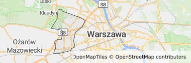 Mapa z zaznaczonym Bemowem w Warszawie