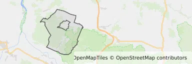 Mapa z zaznaczonym Zaklikowem