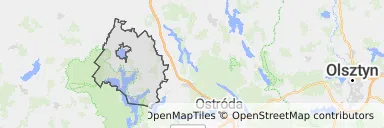 Mapa z zaznaczonym Zalewem