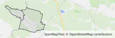 Mapa z zaznaczonym Zawadzkiem